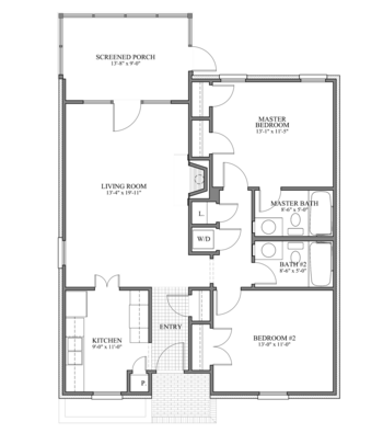 Floorplan of Springmoor Retirement Community, Assisted Living, Nursing Home, Independent Living, CCRC, Raleigh, NC 17