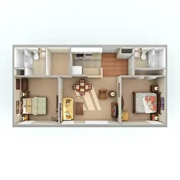 Floorplan of Carolina Village, Assisted Living, Nursing Home, Independent Living, CCRC, Hendersonville, NC 2