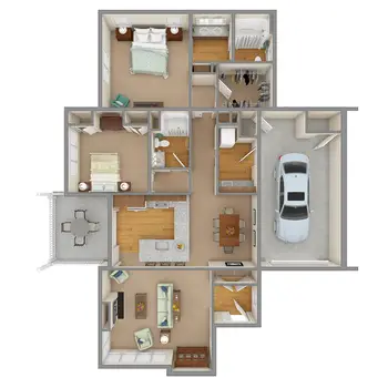 Floorplan of Carolina Village, Assisted Living, Nursing Home, Independent Living, CCRC, Hendersonville, NC 9