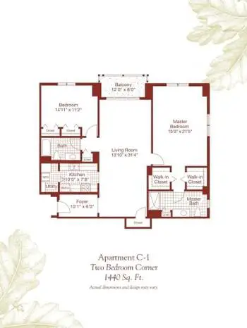 Floorplan of Deerfield, Assisted Living, Nursing Home, Independent Living, CCRC, Asheville, NC 6