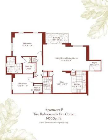 Floorplan of Deerfield, Assisted Living, Nursing Home, Independent Living, CCRC, Asheville, NC 11
