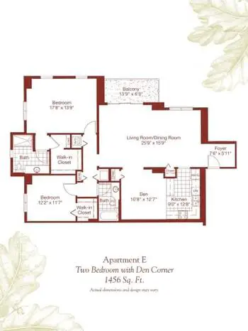 Floorplan of Deerfield, Assisted Living, Nursing Home, Independent Living, CCRC, Asheville, NC 12