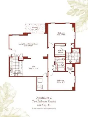 Floorplan of Deerfield, Assisted Living, Nursing Home, Independent Living, CCRC, Asheville, NC 15
