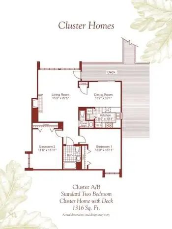 Floorplan of Deerfield, Assisted Living, Nursing Home, Independent Living, CCRC, Asheville, NC 19