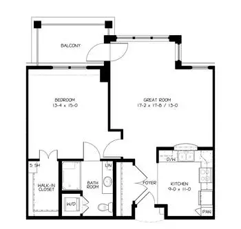 Floorplan of WhiteStone, Assisted Living, Nursing Home, Independent Living, CCRC, Greensboro, NC 2