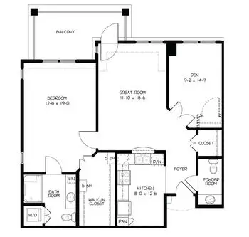 Floorplan of WhiteStone, Assisted Living, Nursing Home, Independent Living, CCRC, Greensboro, NC 6