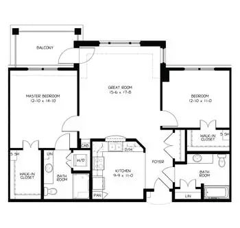 Floorplan of WhiteStone, Assisted Living, Nursing Home, Independent Living, CCRC, Greensboro, NC 18
