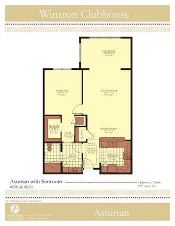 Floorplan of SearStone, Assisted Living, Nursing Home, Independent Living, CCRC, Cary, NC 5