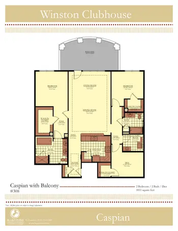 Floorplan of SearStone, Assisted Living, Nursing Home, Independent Living, CCRC, Cary, NC 16