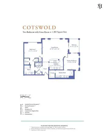 Floorplan of Sharon Towers, Assisted Living, Nursing Home, Independent Living, CCRC, Charlotte, NC 2