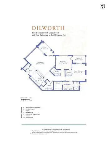 Floorplan of Sharon Towers, Assisted Living, Nursing Home, Independent Living, CCRC, Charlotte, NC 8