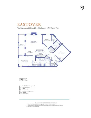 Floorplan of Sharon Towers, Assisted Living, Nursing Home, Independent Living, CCRC, Charlotte, NC 11