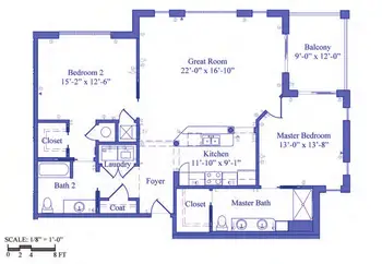 Floorplan of Sharon Towers, Assisted Living, Nursing Home, Independent Living, CCRC, Charlotte, NC 17