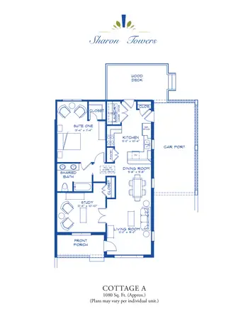 Floorplan of Sharon Towers, Assisted Living, Nursing Home, Independent Living, CCRC, Charlotte, NC 3