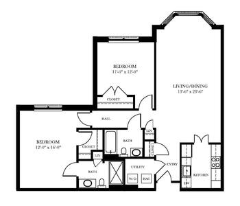 Floorplan of Well Spring, Assisted Living, Nursing Home, Independent Living, CCRC, Greensboro, NC 5