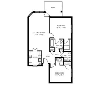 Floorplan of Well Spring, Assisted Living, Nursing Home, Independent Living, CCRC, Greensboro, NC 10