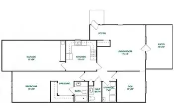 Floorplan of Carolina Meadows, Assisted Living, Nursing Home, Independent Living, CCRC, Chapel Hill, NC 5