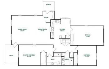 Floorplan of Carolina Meadows, Assisted Living, Nursing Home, Independent Living, CCRC, Chapel Hill, NC 10