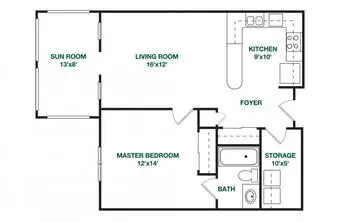Floorplan of Carolina Meadows, Assisted Living, Nursing Home, Independent Living, CCRC, Chapel Hill, NC 17