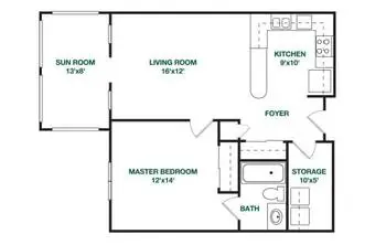 Floorplan of Carolina Meadows, Assisted Living, Nursing Home, Independent Living, CCRC, Chapel Hill, NC 16