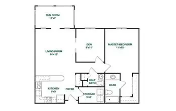 Floorplan of Carolina Meadows, Assisted Living, Nursing Home, Independent Living, CCRC, Chapel Hill, NC 20