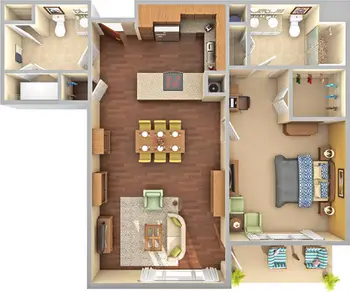 Floorplan of Aldersgate, Assisted Living, Nursing Home, Independent Living, CCRC, Charlotte, NC 4