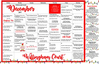 Activity Calendar of Arbor Acres, Assisted Living, Nursing Home, Independent Living, CCRC, Winston Salem, NC 13