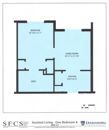 Floorplan of Pennybyrn at Maryfield, Assisted Living, Nursing Home, Independent Living, CCRC, High Point, NC 1