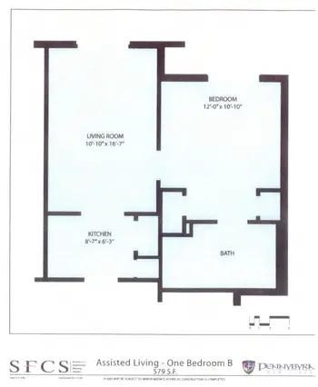 Floorplan of Pennybyrn at Maryfield, Assisted Living, Nursing Home, Independent Living, CCRC, High Point, NC 2