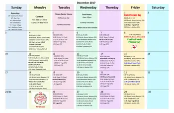 Activity Calendar of Pennybyrn at Maryfield, Assisted Living, Nursing Home, Independent Living, CCRC, High Point, NC 2