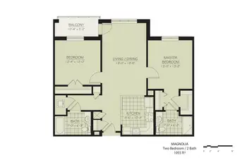 Floorplan of Pennybyrn at Maryfield, Assisted Living, Nursing Home, Independent Living, CCRC, High Point, NC 7