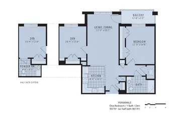 Floorplan of Pennybyrn at Maryfield, Assisted Living, Nursing Home, Independent Living, CCRC, High Point, NC 8