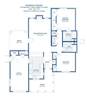 Floorplan of Pennybyrn at Maryfield, Assisted Living, Nursing Home, Independent Living, CCRC, High Point, NC 11