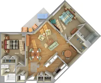 Floorplan of Salemtowne, Assisted Living, Nursing Home, Independent Living, CCRC, Winston Salem, NC 10