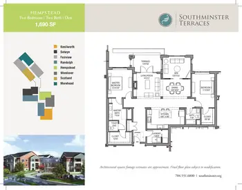 Floorplan of Southminster, Assisted Living, Nursing Home, Independent Living, CCRC, Charlotte, NC 5