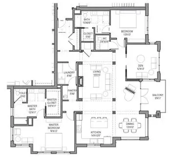Floorplan of Southminster, Assisted Living, Nursing Home, Independent Living, CCRC, Charlotte, NC 8