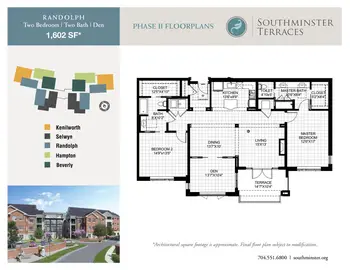 Floorplan of Southminster, Assisted Living, Nursing Home, Independent Living, CCRC, Charlotte, NC 11