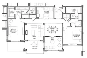 Floorplan of Southminster, Assisted Living, Nursing Home, Independent Living, CCRC, Charlotte, NC 12