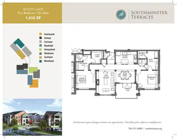 Floorplan of Southminster, Assisted Living, Nursing Home, Independent Living, CCRC, Charlotte, NC 13