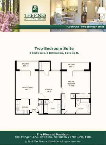Floorplan of The Pines at Davidson, Assisted Living, Nursing Home, Independent Living, CCRC, Davidson, NC 7