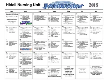 Activity Calendar of The Pines at Davidson, Assisted Living, Nursing Home, Independent Living, CCRC, Davidson, NC 15