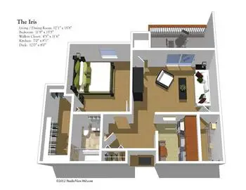Floorplan of Allegria at the Fountains, Assisted Living, Nursing Home, Independent Living, CCRC, Atco, NJ 5
