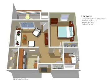 Floorplan of Allegria at the Fountains, Assisted Living, Nursing Home, Independent Living, CCRC, Atco, NJ 8
