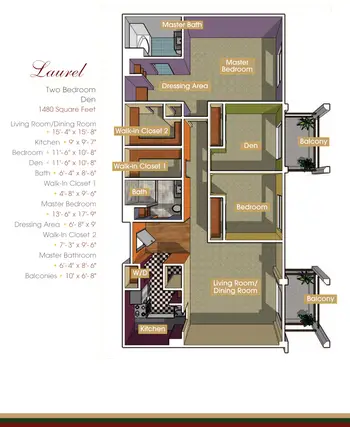 Floorplan of The Evergreens, Assisted Living, Nursing Home, Independent Living, CCRC, Moorestown, NJ 10