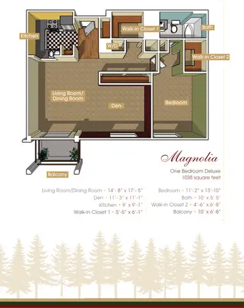 Floorplan of The Evergreens, Assisted Living, Nursing Home, Independent Living, CCRC, Moorestown, NJ 11