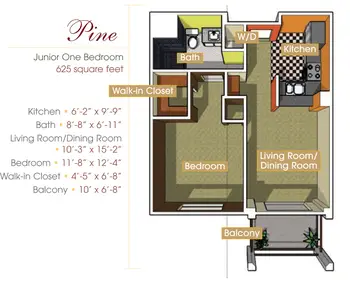 Floorplan of The Evergreens, Assisted Living, Nursing Home, Independent Living, CCRC, Moorestown, NJ 13