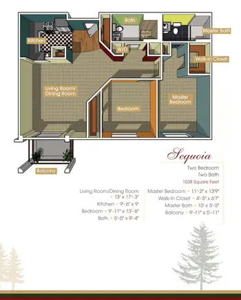 Floorplan of The Evergreens, Assisted Living, Nursing Home, Independent Living, CCRC, Moorestown, NJ 18