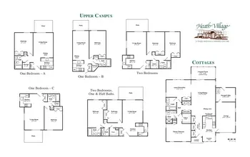 Floorplan of Heath Village, Assisted Living, Nursing Home, Independent Living, CCRC, Hackettstown, NJ 2