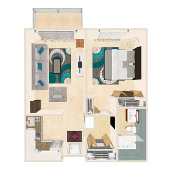 Floorplan of Pines At Whiting, Assisted Living, Nursing Home, Independent Living, CCRC, Whiting, NJ 4