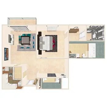 Floorplan of Pines At Whiting, Assisted Living, Nursing Home, Independent Living, CCRC, Whiting, NJ 6